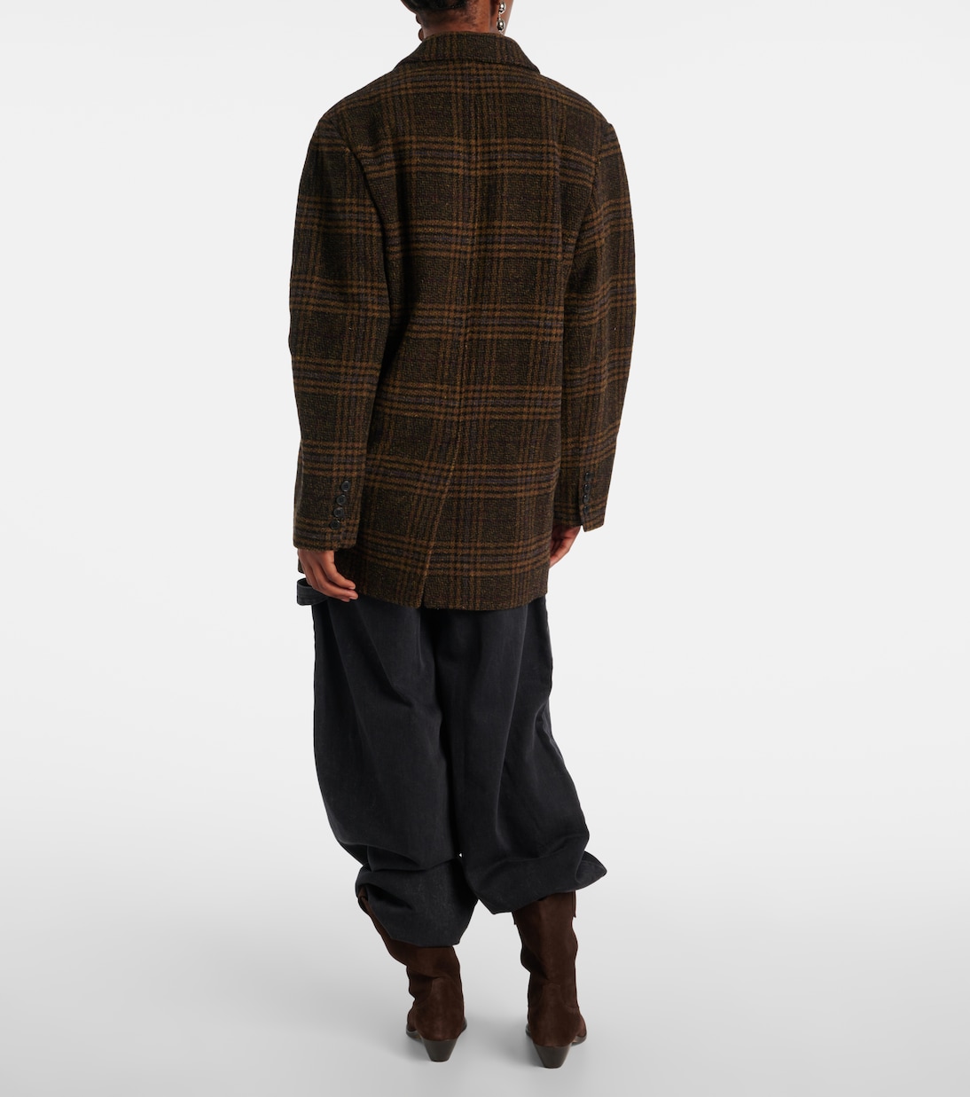 Gesina checked virgin wool blazer | Marant Etoile