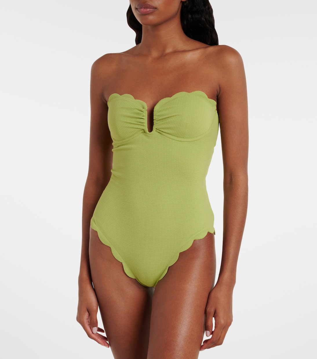 Lisbon scalloped swimsuit | Marysia