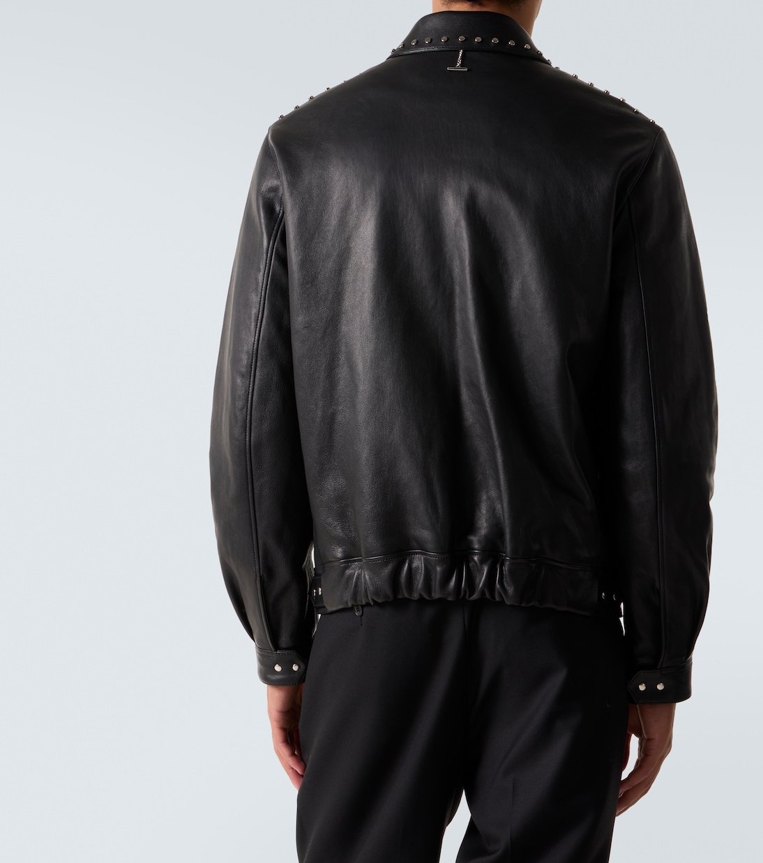 Studded leather jacket | McQueen