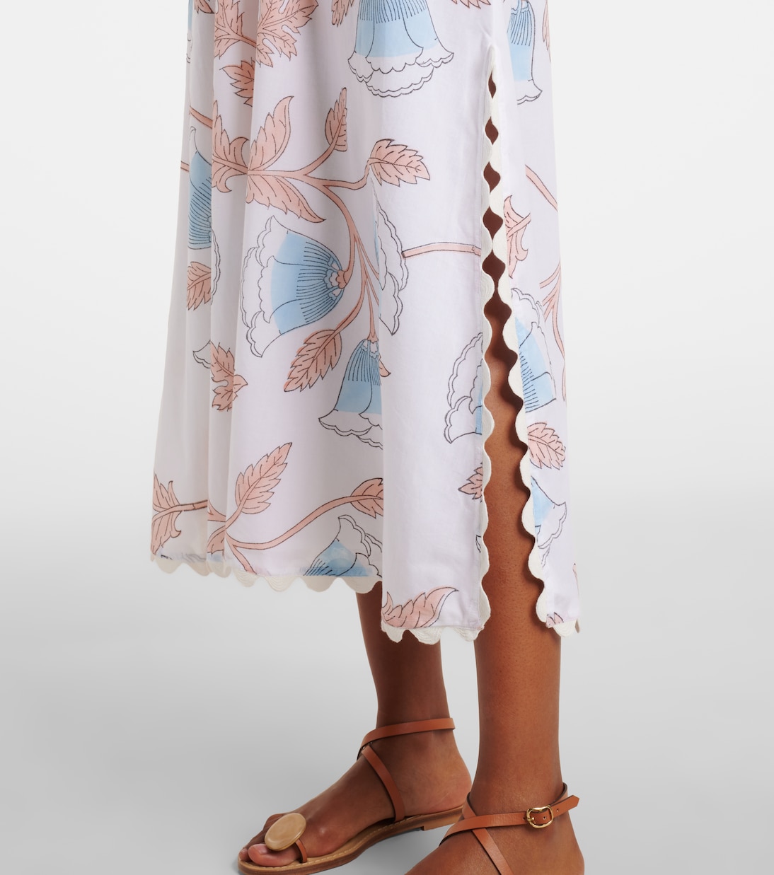 Abito sottoveste in cotone con stampa | Juliet Dunn