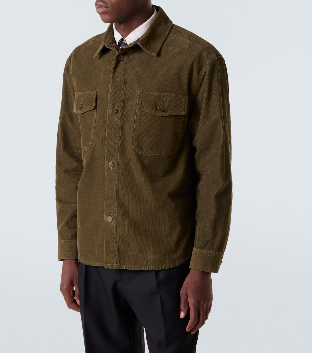 Cotton corduroy overshirt | Saint Laurent