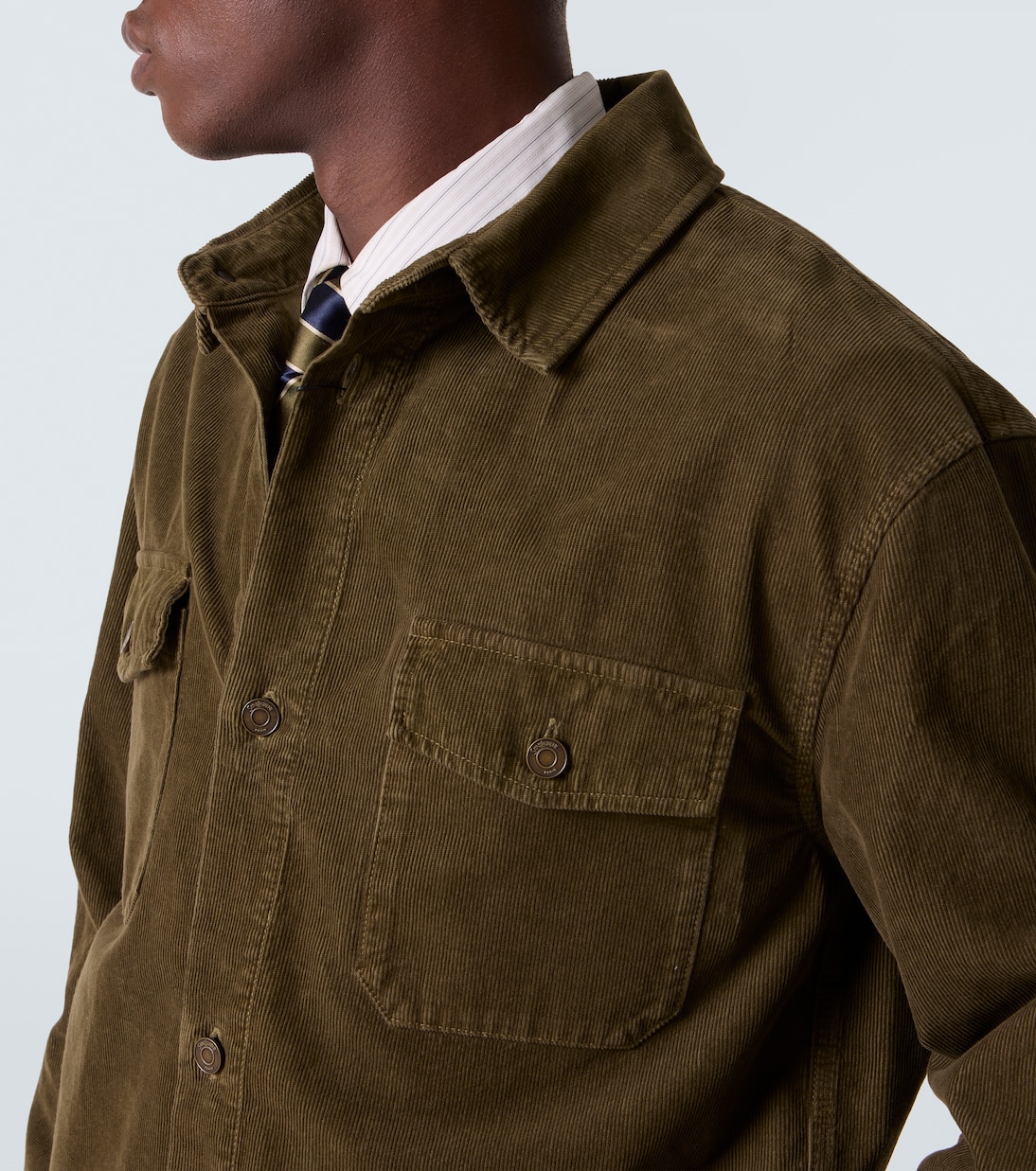 Cotton corduroy overshirt | Saint Laurent