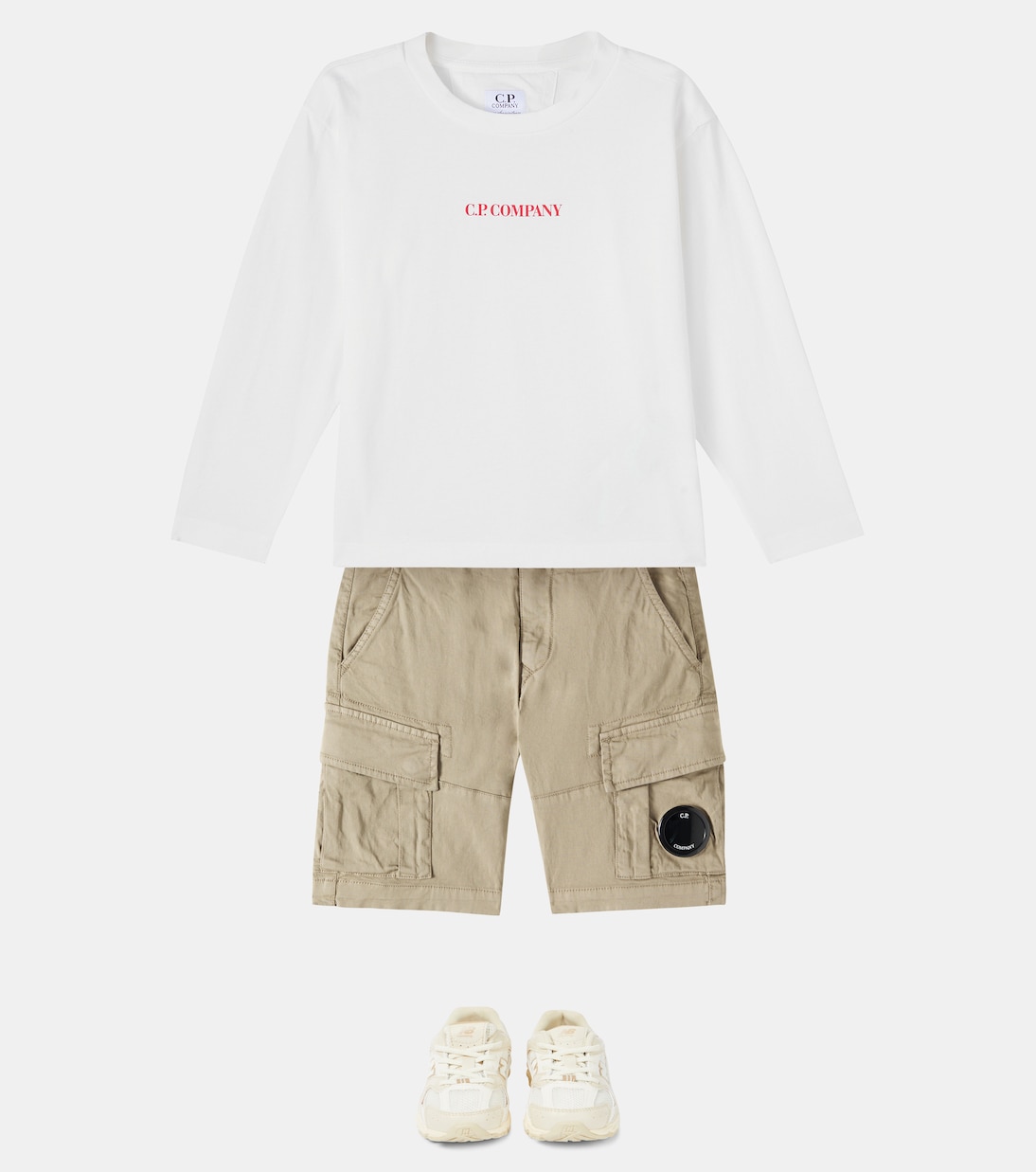 T-shirt Lens en coton | C.P. Company Kids