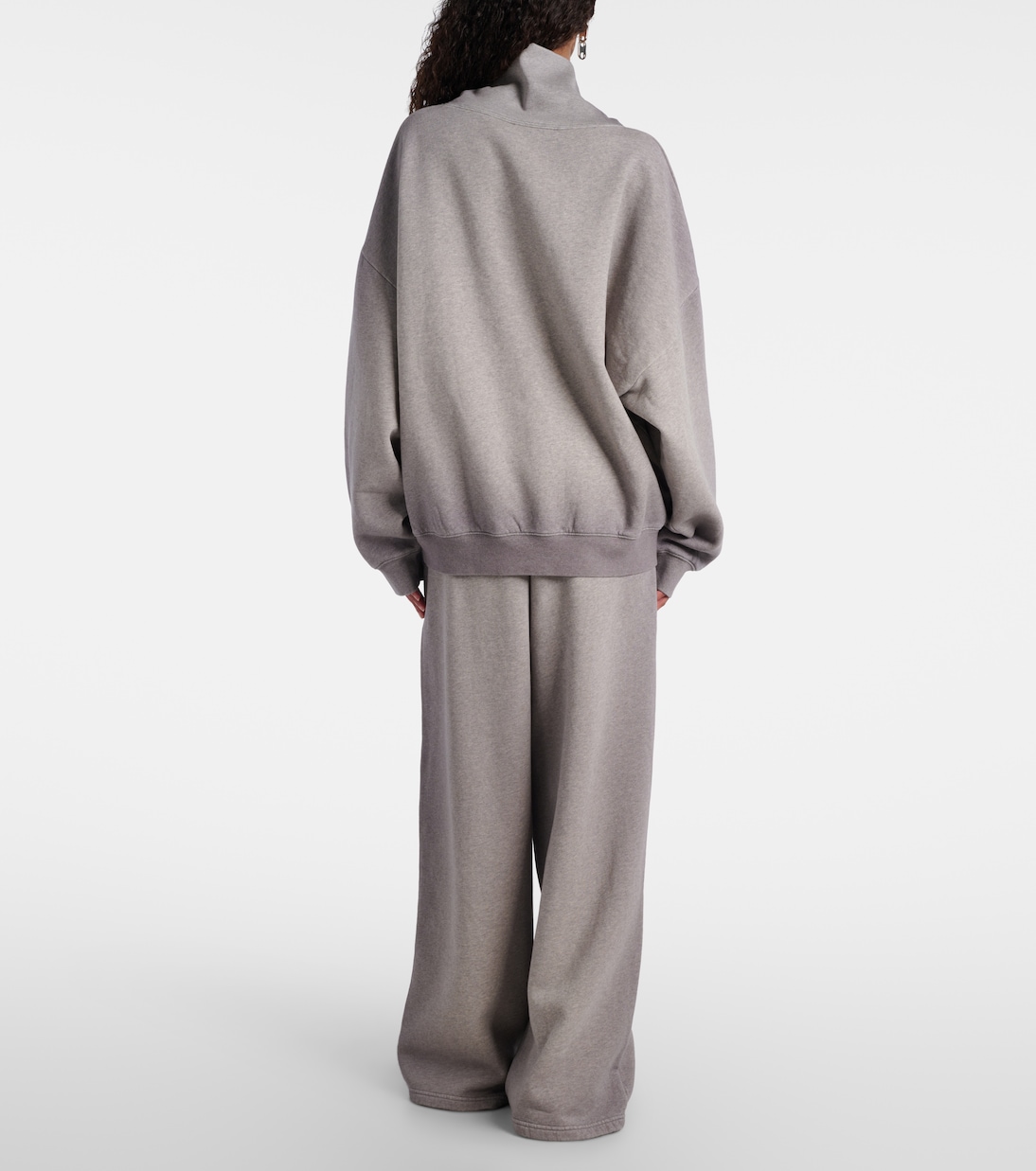 Logo printed cotton jersey sweatshirt | Acne Studios