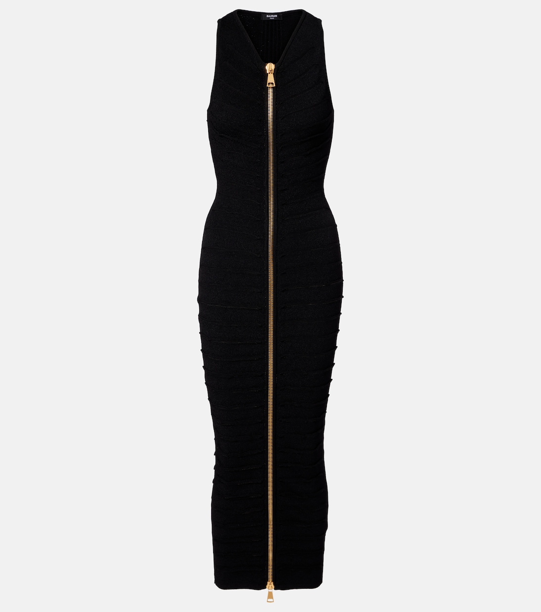 Knitted cutout midi dress | Balmain