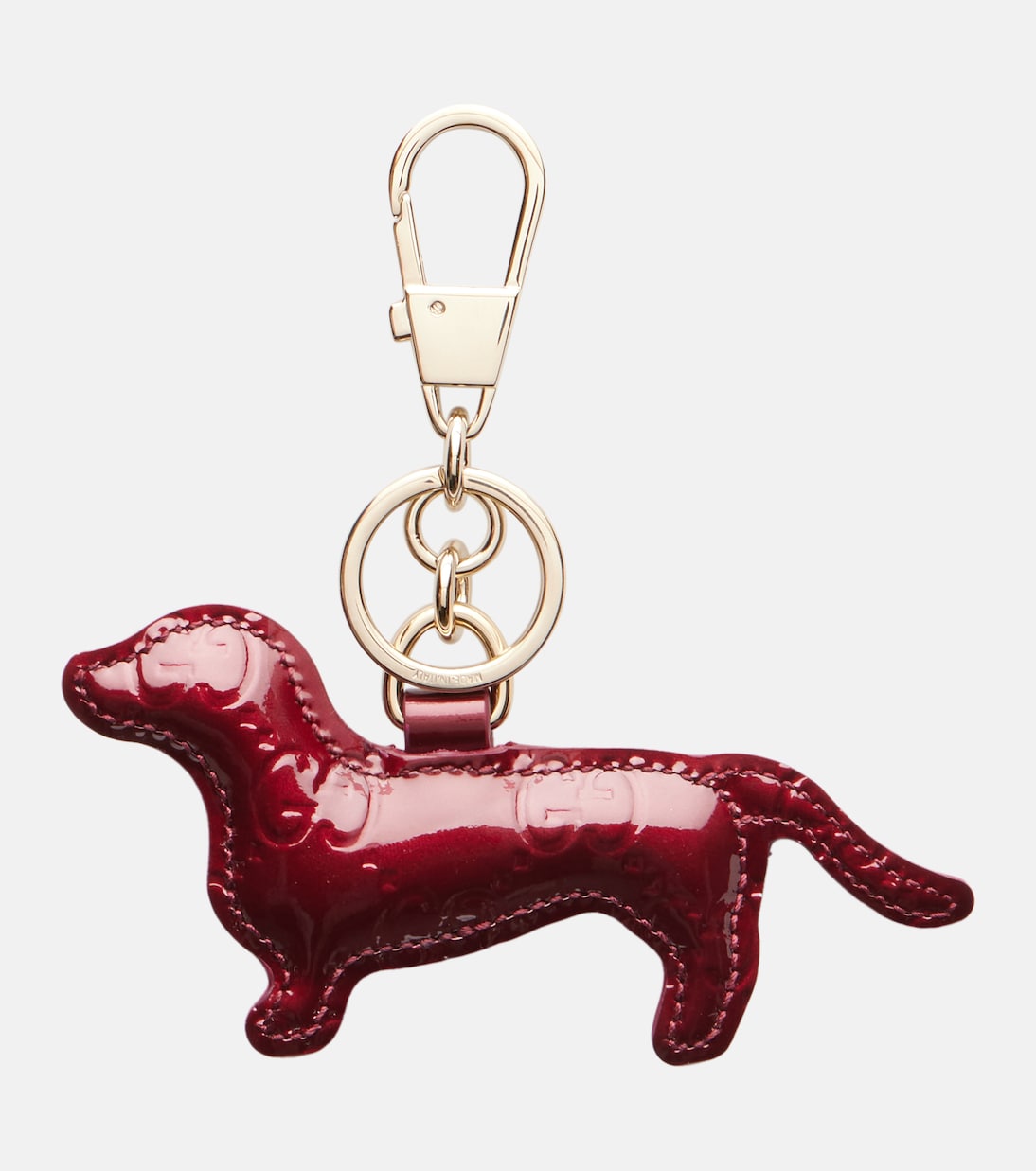 Patent leather keychain | Gucci