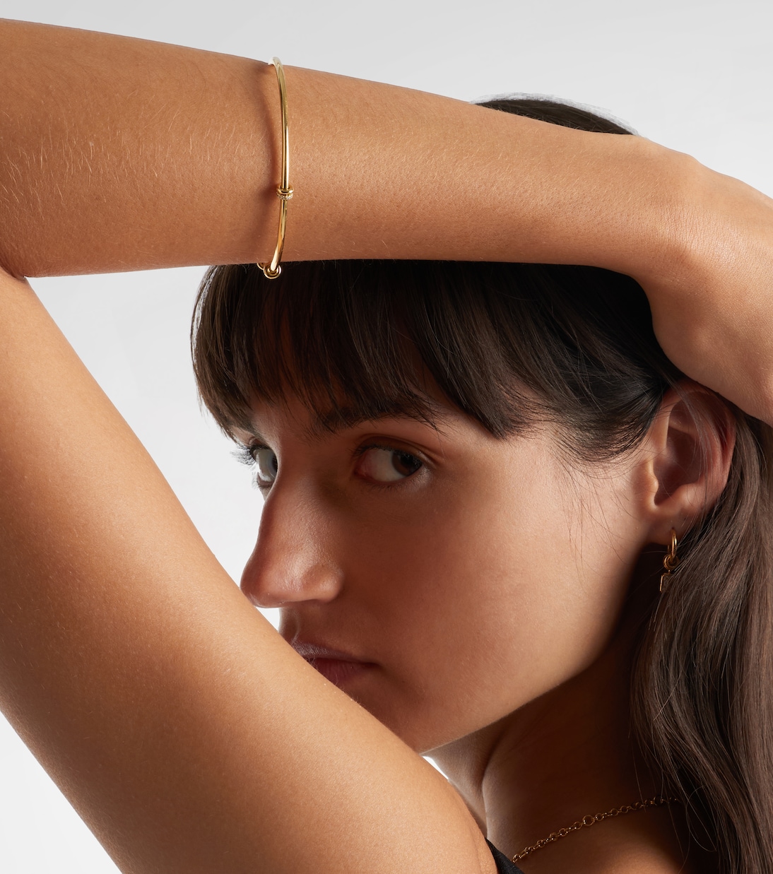 Armreif Kini aus 18kt Gelbgold mit Diamanten | Spinelli Kilcollin