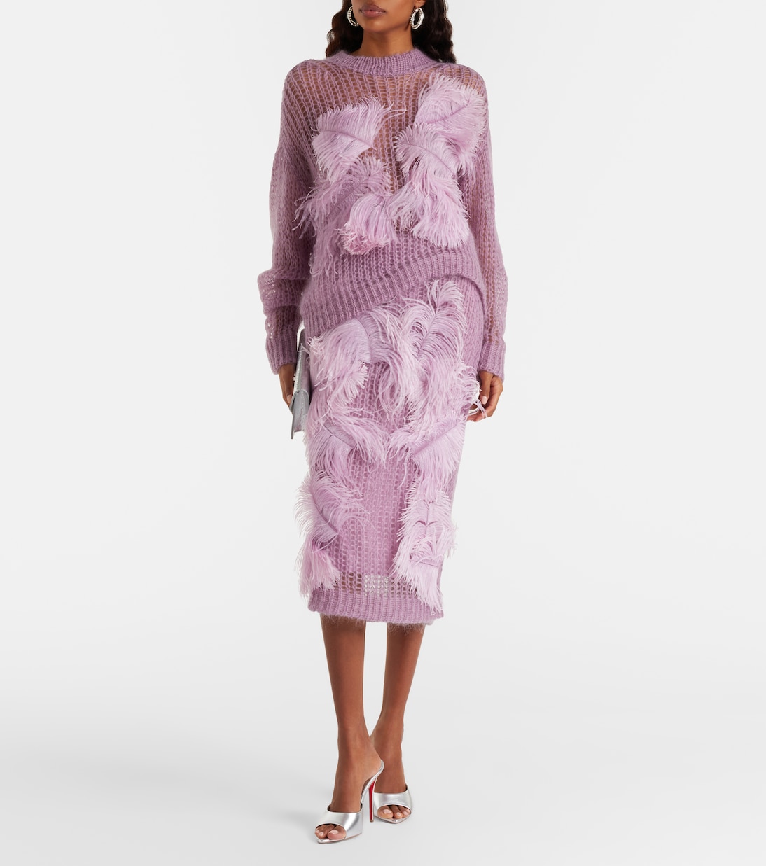 Miss Z 100 metallic leather mules | Christian Louboutin