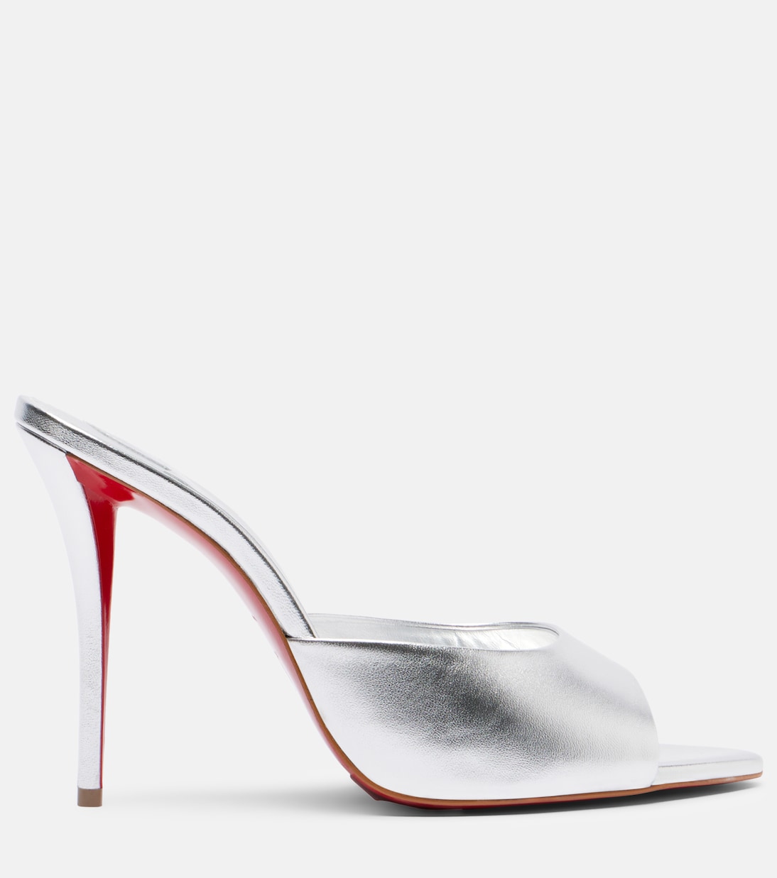 Miss Z 100 metallic leather mules | Christian Louboutin