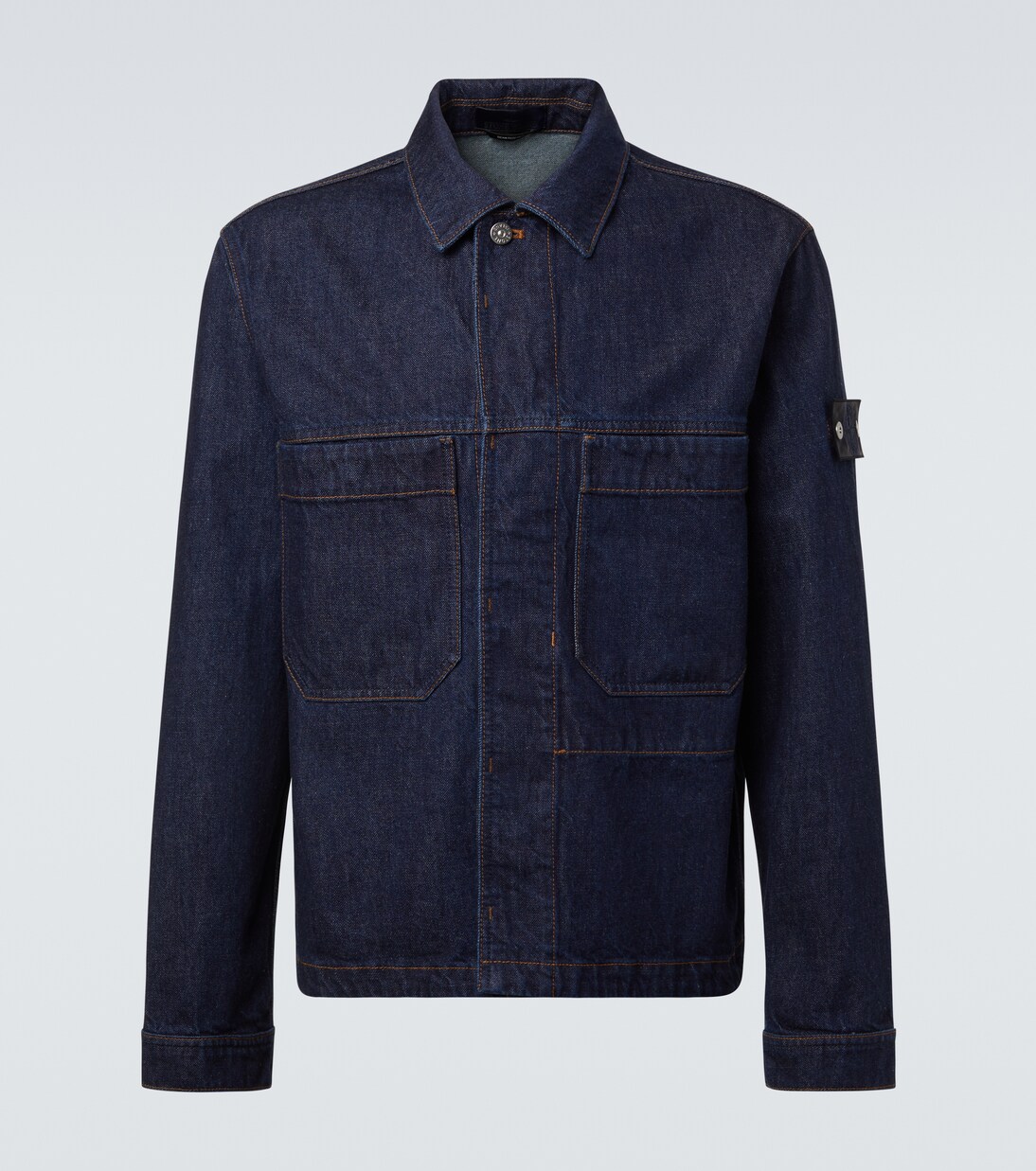 Compass denim overshirt | Stone Island