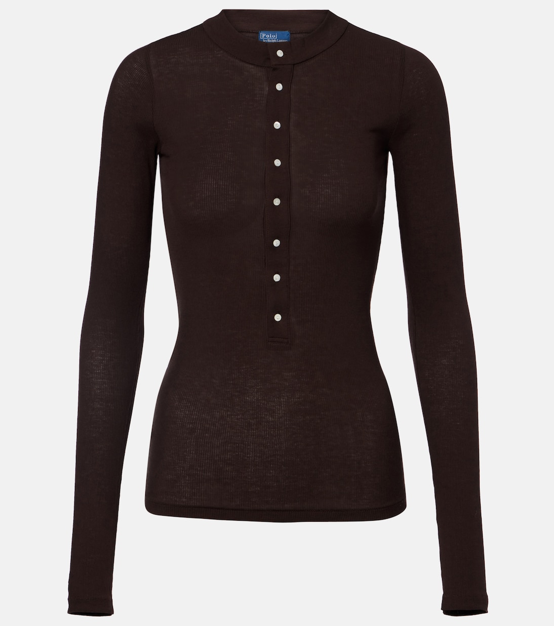 Cotton jersey Henley shirt | Polo Ralph Lauren