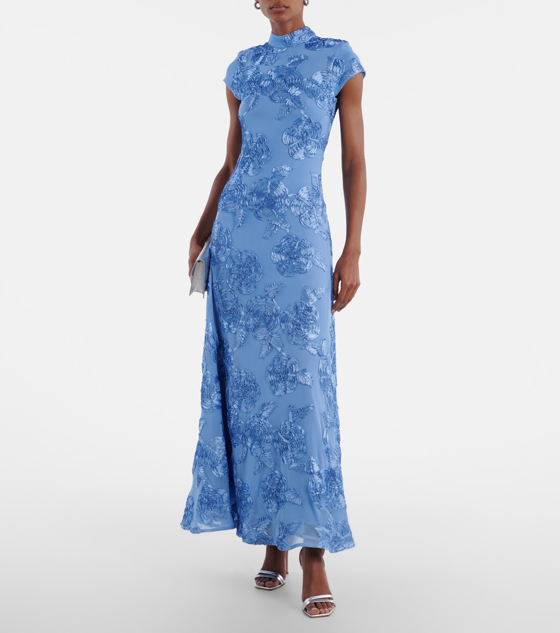 Floral embroidered midi dress | Rotate