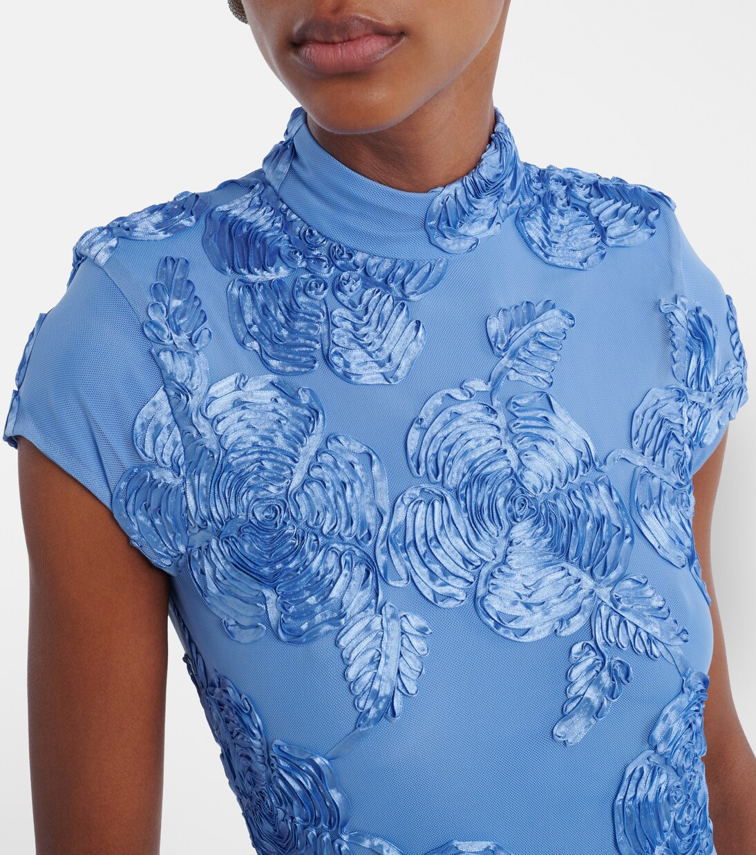 Floral embroidered midi dress | Rotate