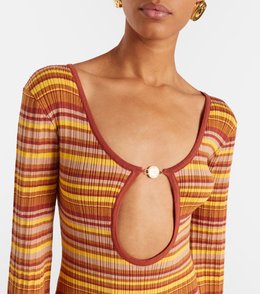 Robe longue Rey rayée | Bananhot