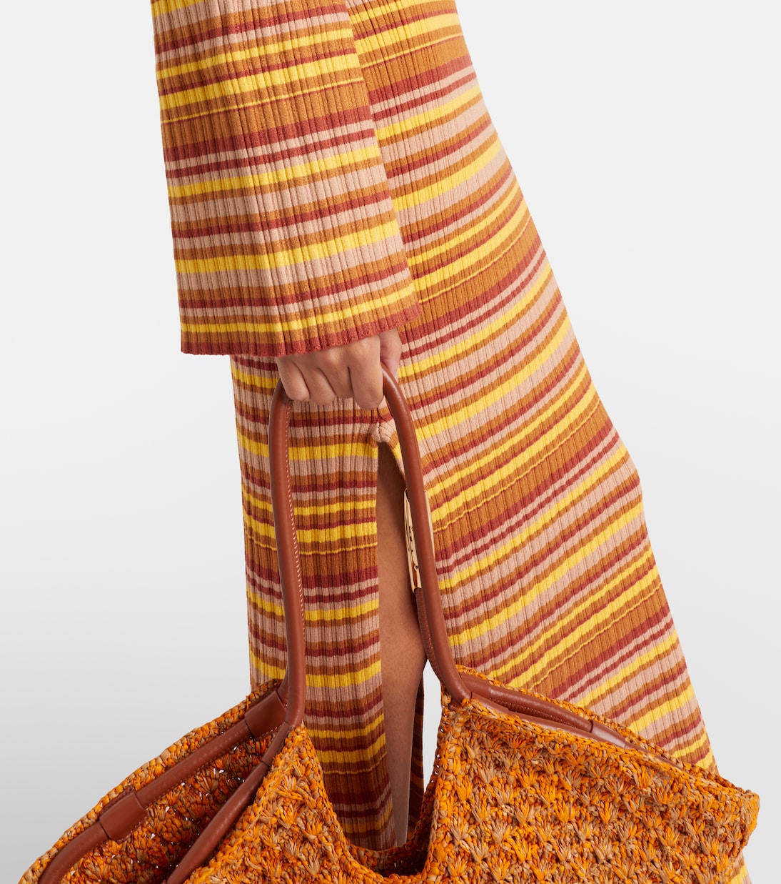 Robe longue Rey rayée | Bananhot