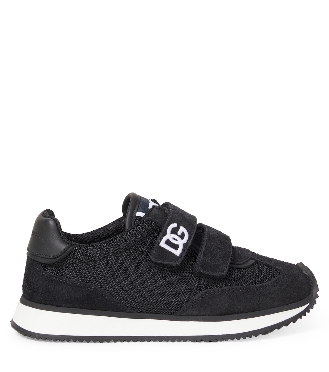 DG suede-trimmed sneakers | Dolce&Gabbana Kids