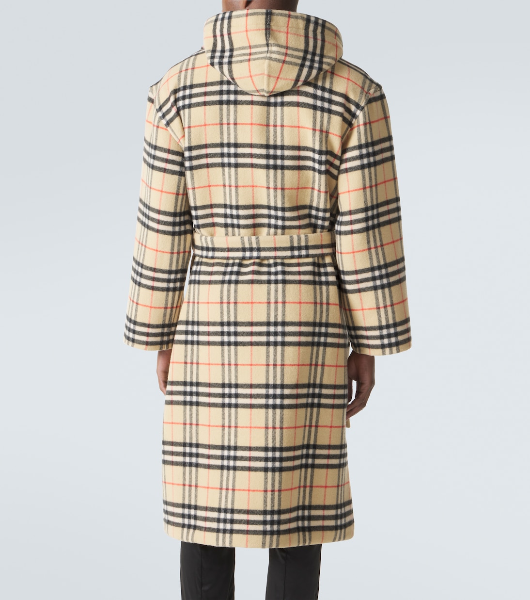 Morgenmantel Burberry Check aus Wolle und Kaschmir | Burberry
