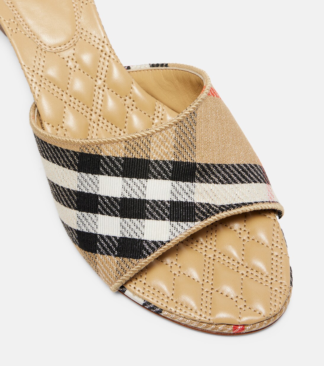 Mules Sloane 45 con Burberry Check | Burberry