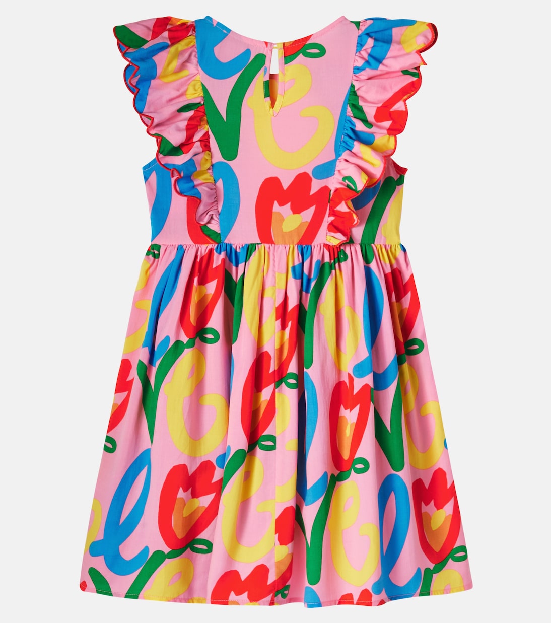Printed ruffled dress | Stella McCartney Kids