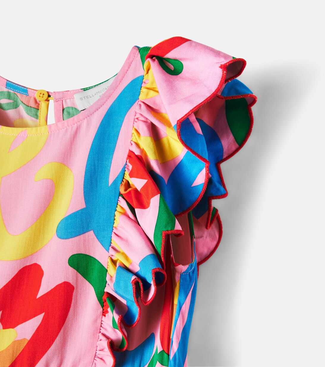 Printed ruffled dress | Stella McCartney Kids