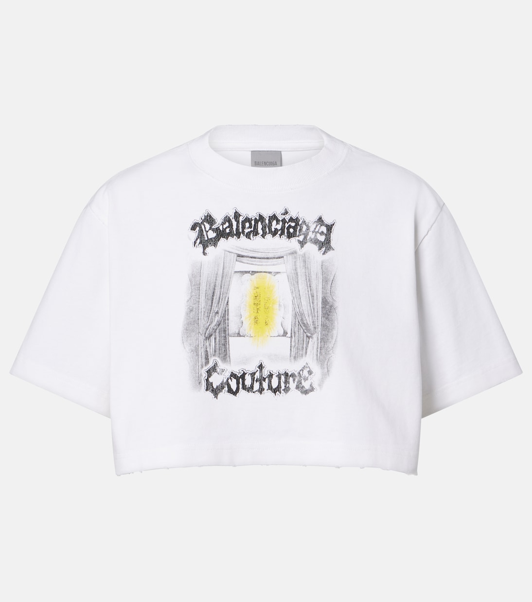 T-shirt court en coton | Balenciaga