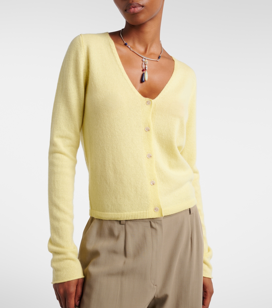 Cashmere cardigan | Jardin des Orangers