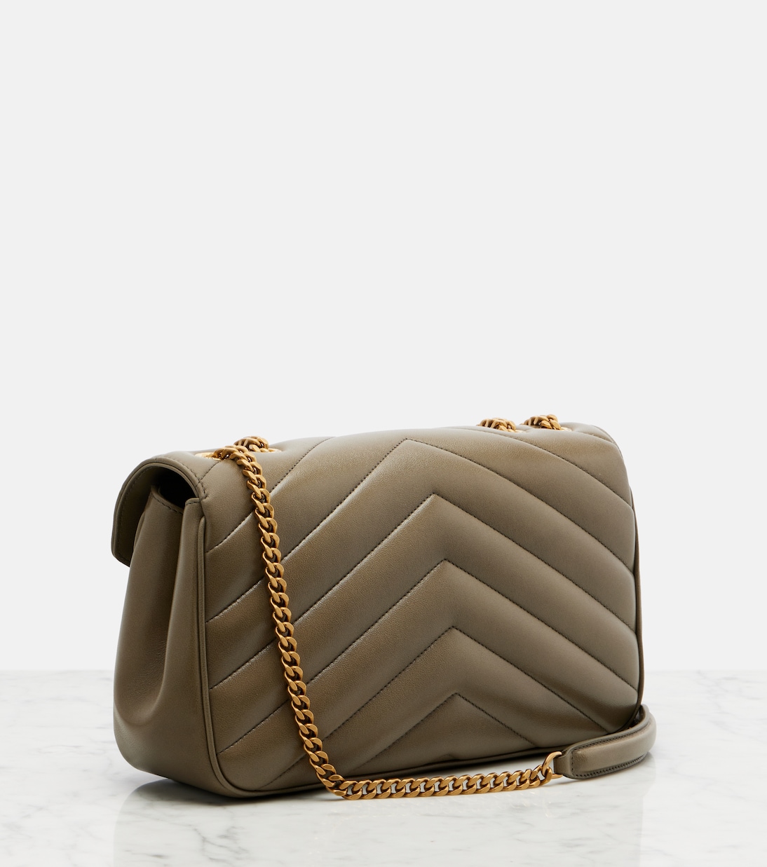 Loulou Medium leather shoulder bag | Saint Laurent