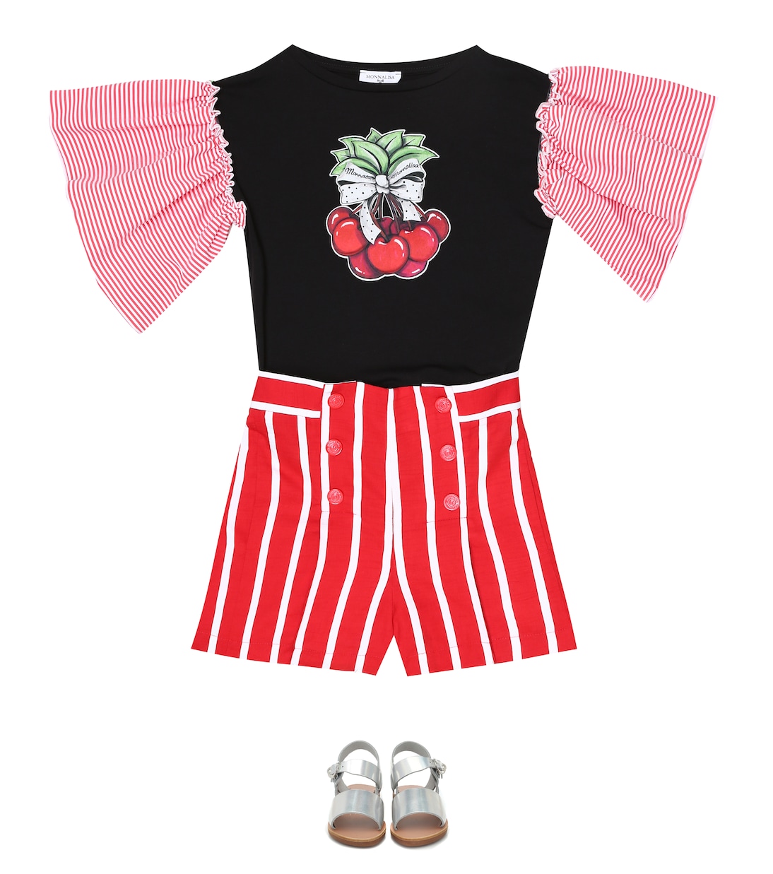Camiseta de algodón estampada | Monnalisa