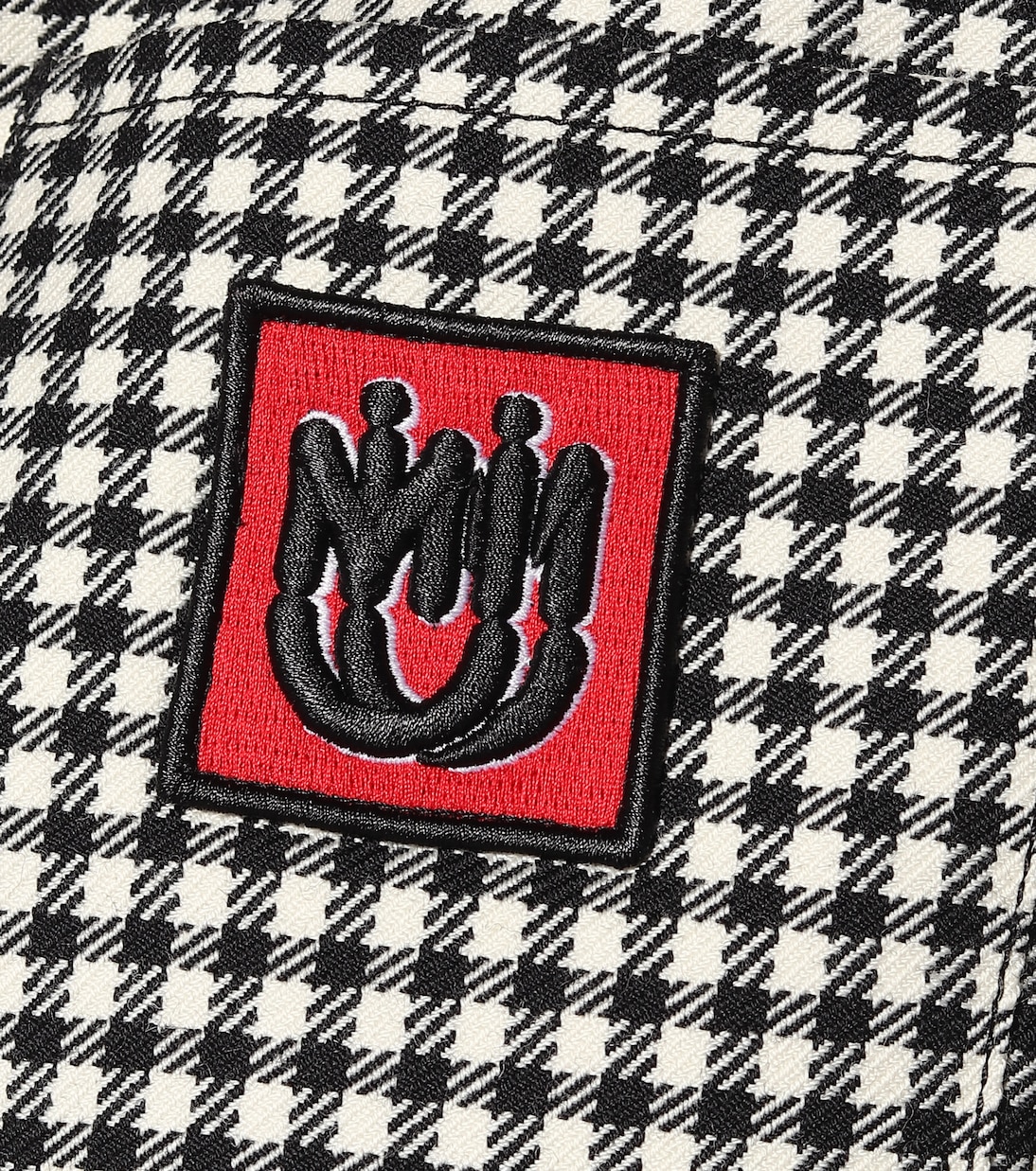 Houndstooth wool jacket | Miu Miu