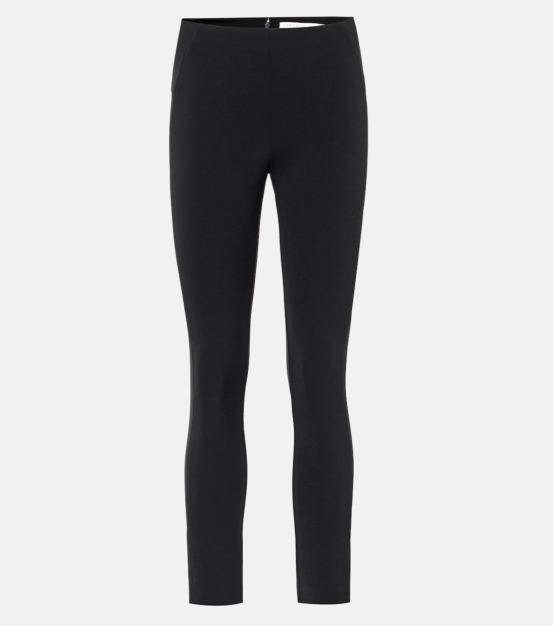 Pantalon skinny Zip Back Scuba en crêpe | Veronica Beard