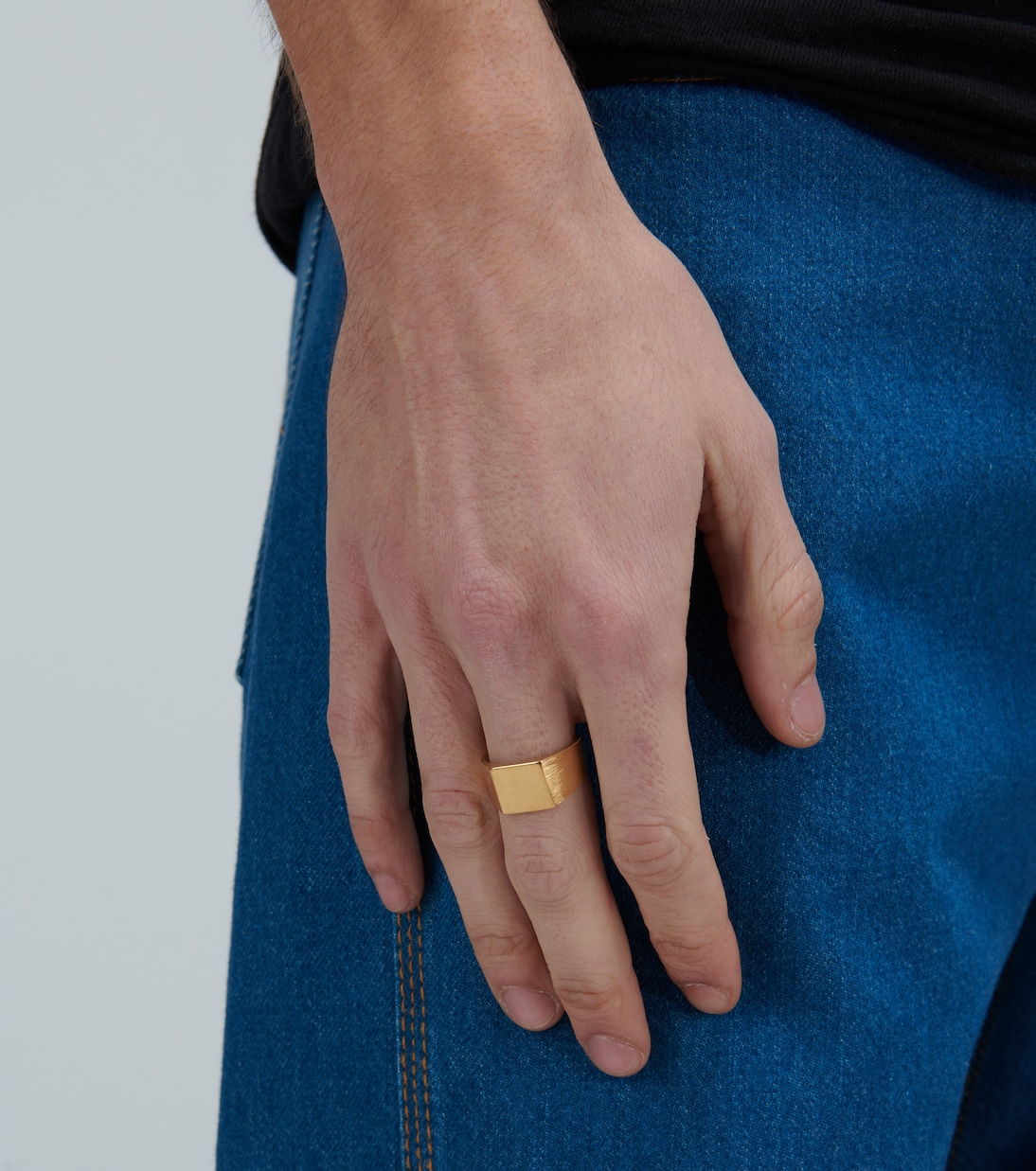 Bague or vermeil plateforme | All Blues