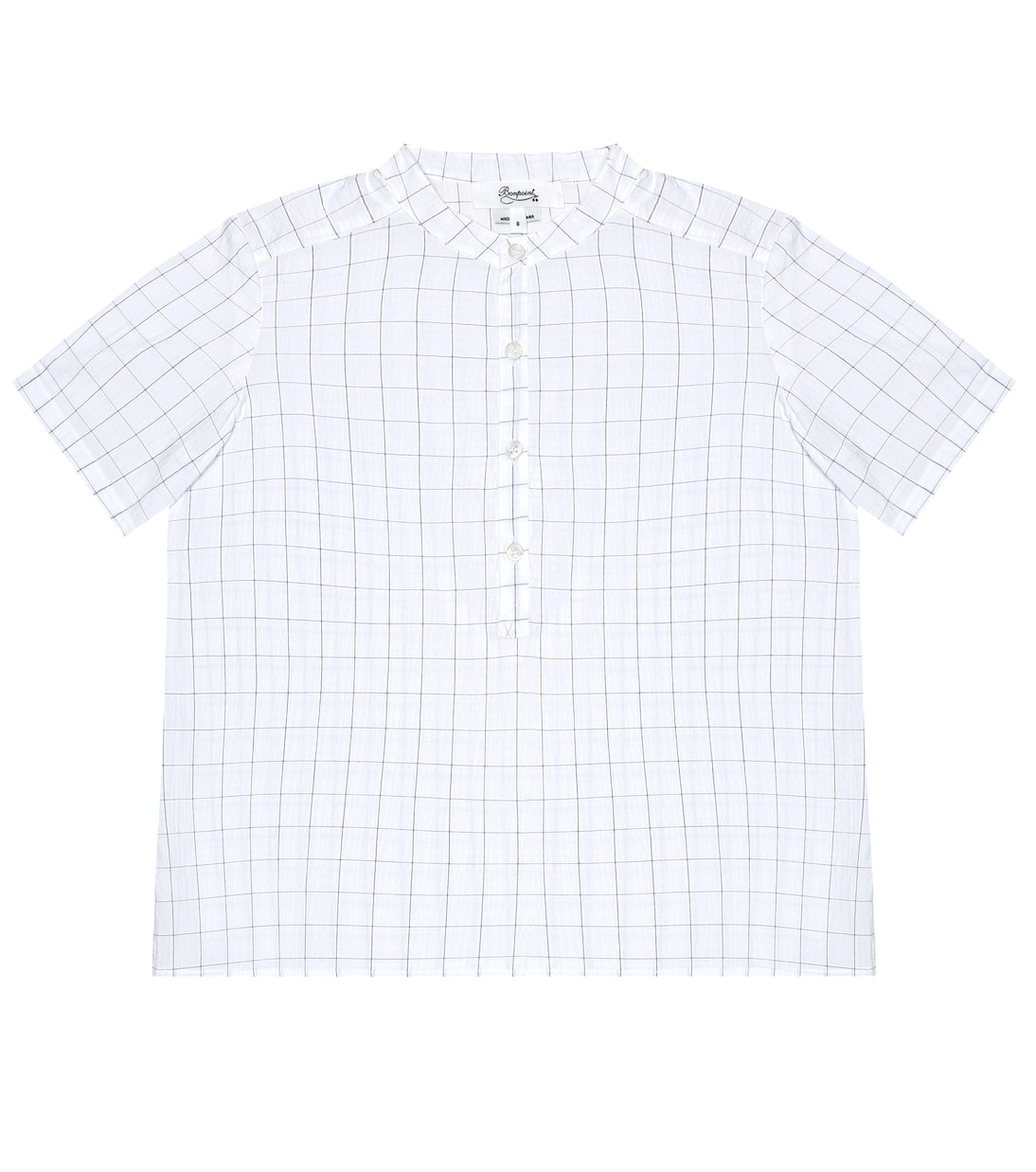 Cesar checked seersucker shirt | Bonpoint