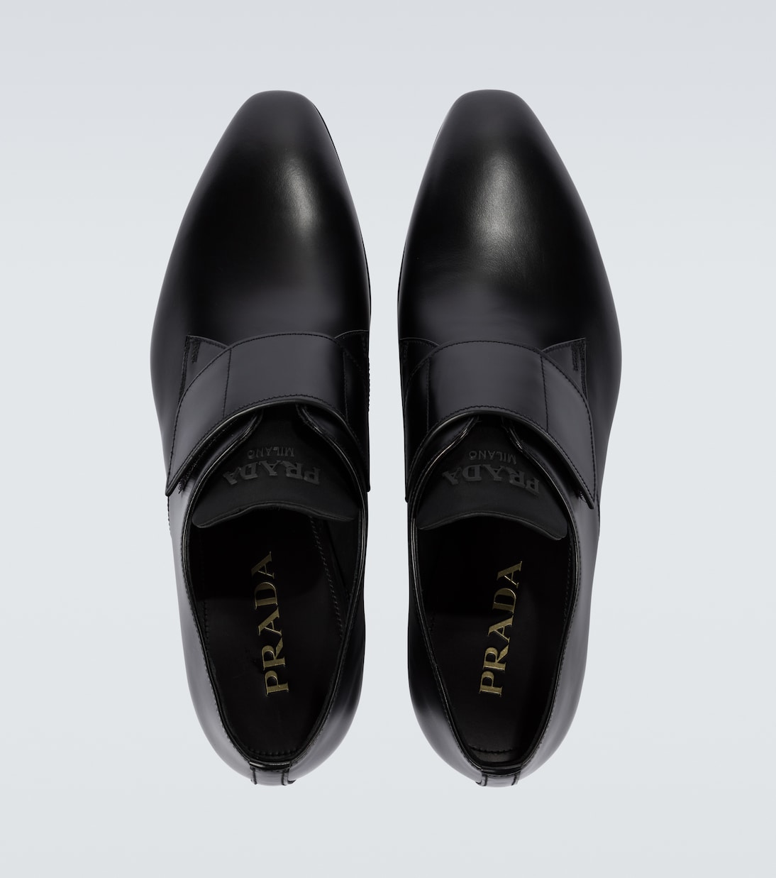 Slip-Ons aus Leder | Prada