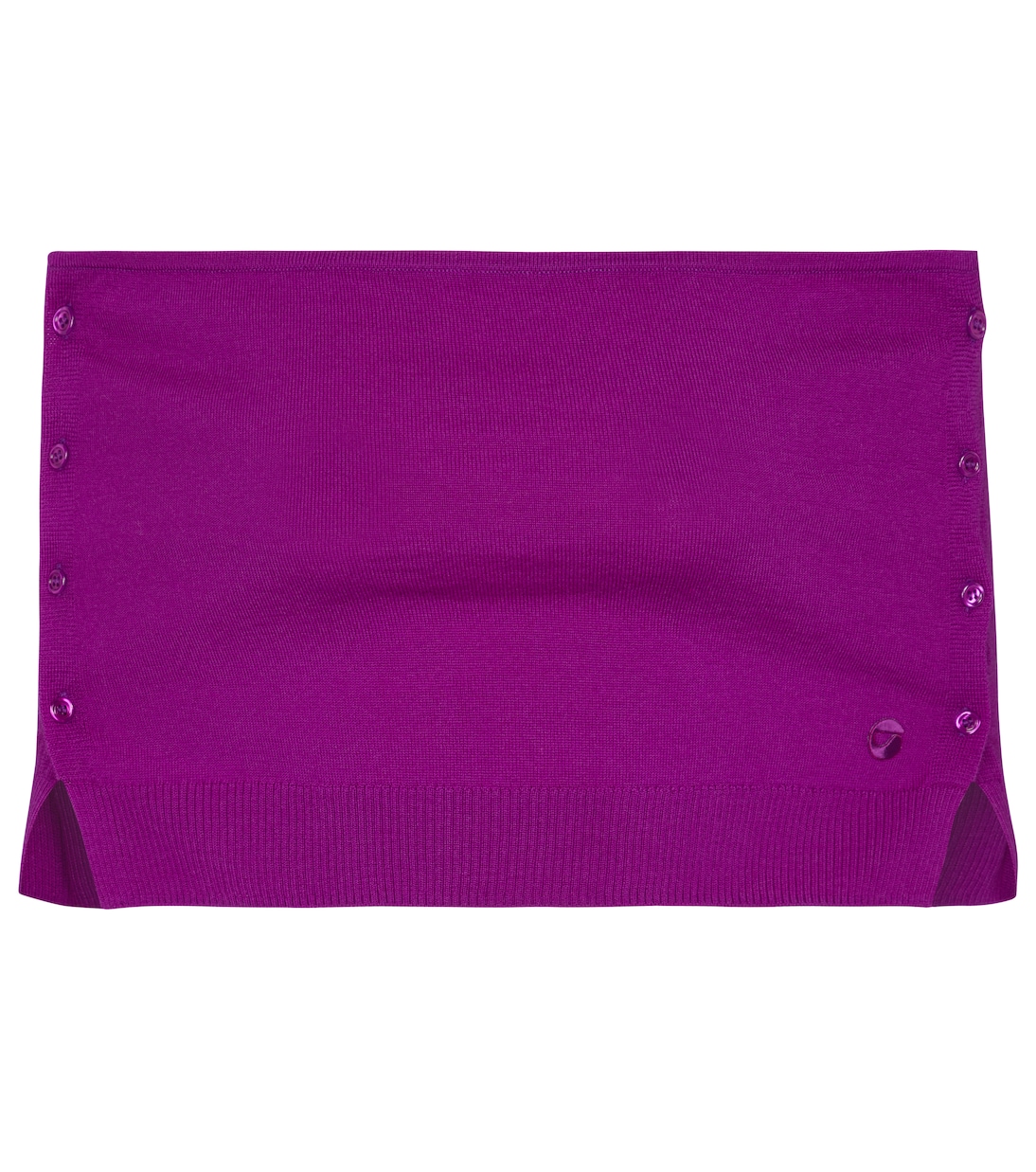 Top de lana de punto bandeau | Coperni