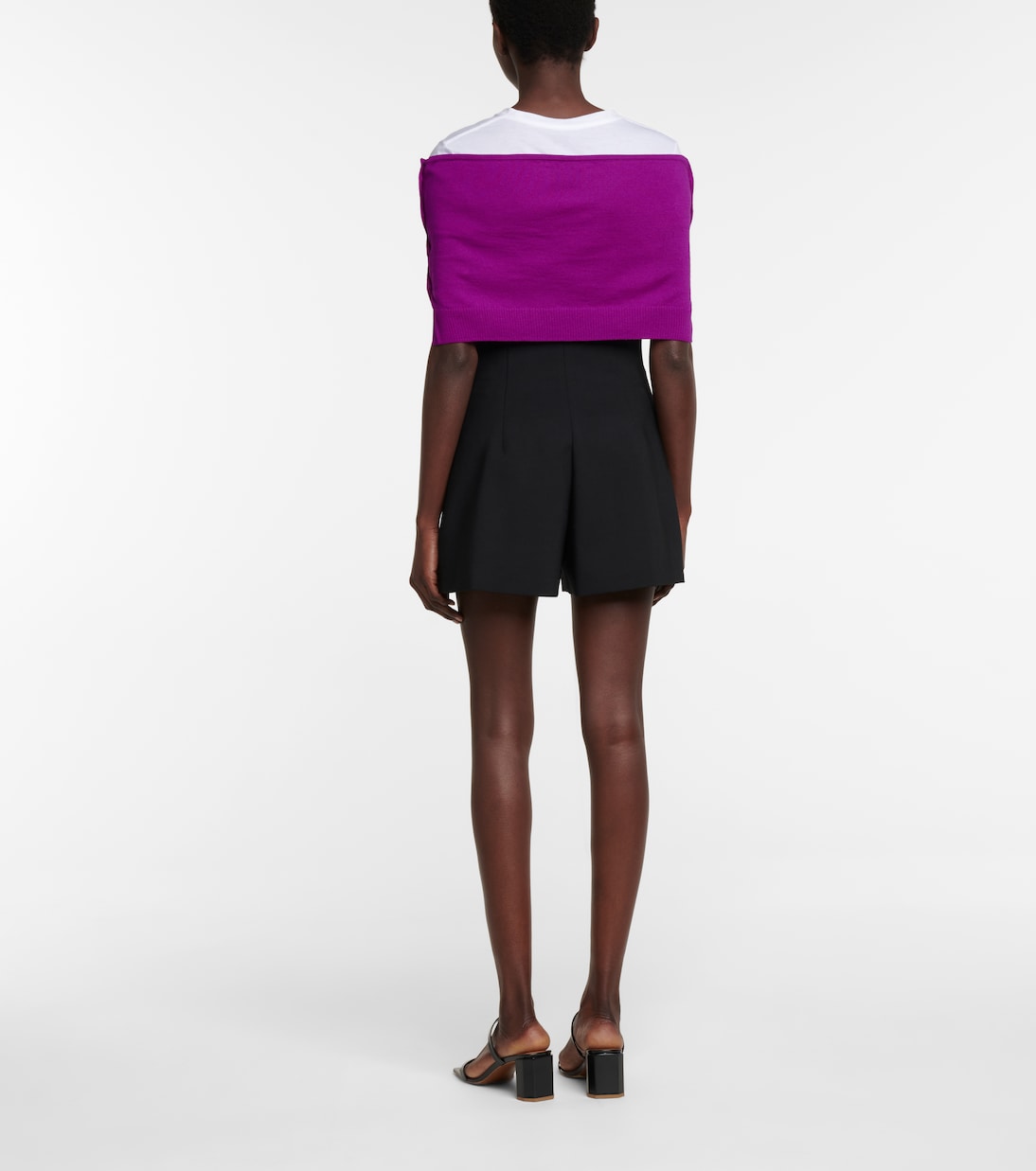 Top de lana de punto bandeau | Coperni