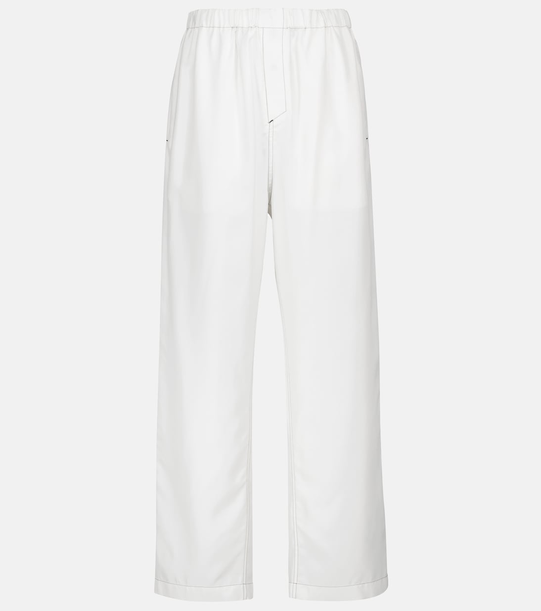Release 07 high-rise straight silk pants | Wardrobe.NYC