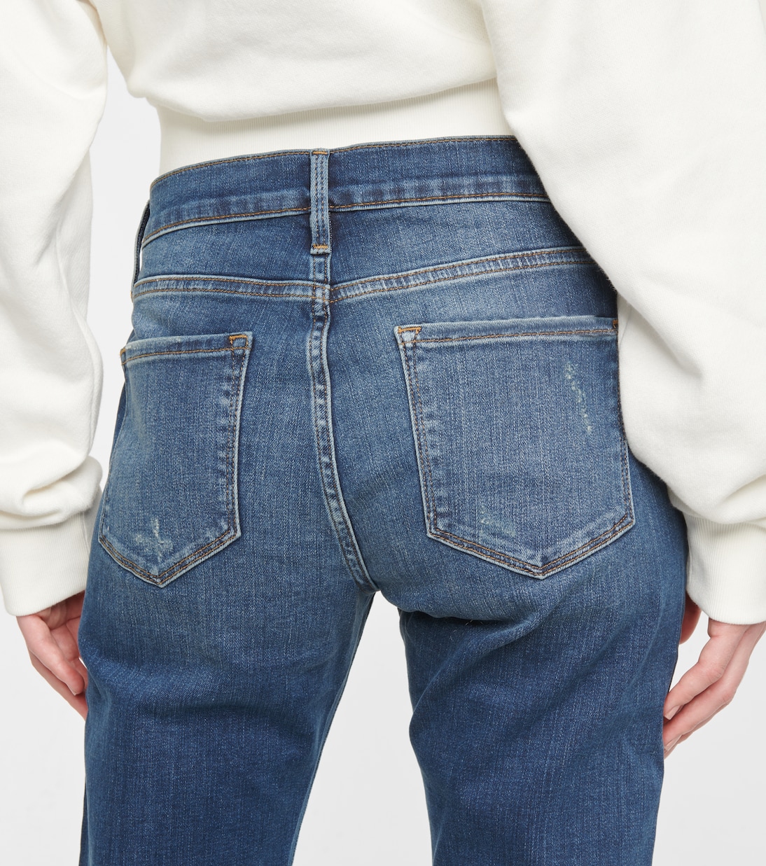 Le Garcon mid-rise cropped jeans | Frame