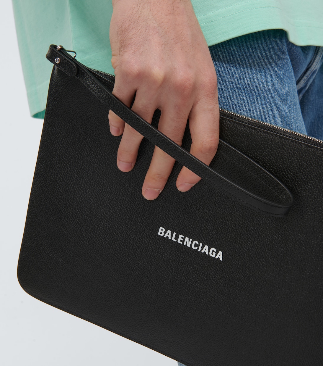 Bedrucktes Etui aus Leder | Balenciaga