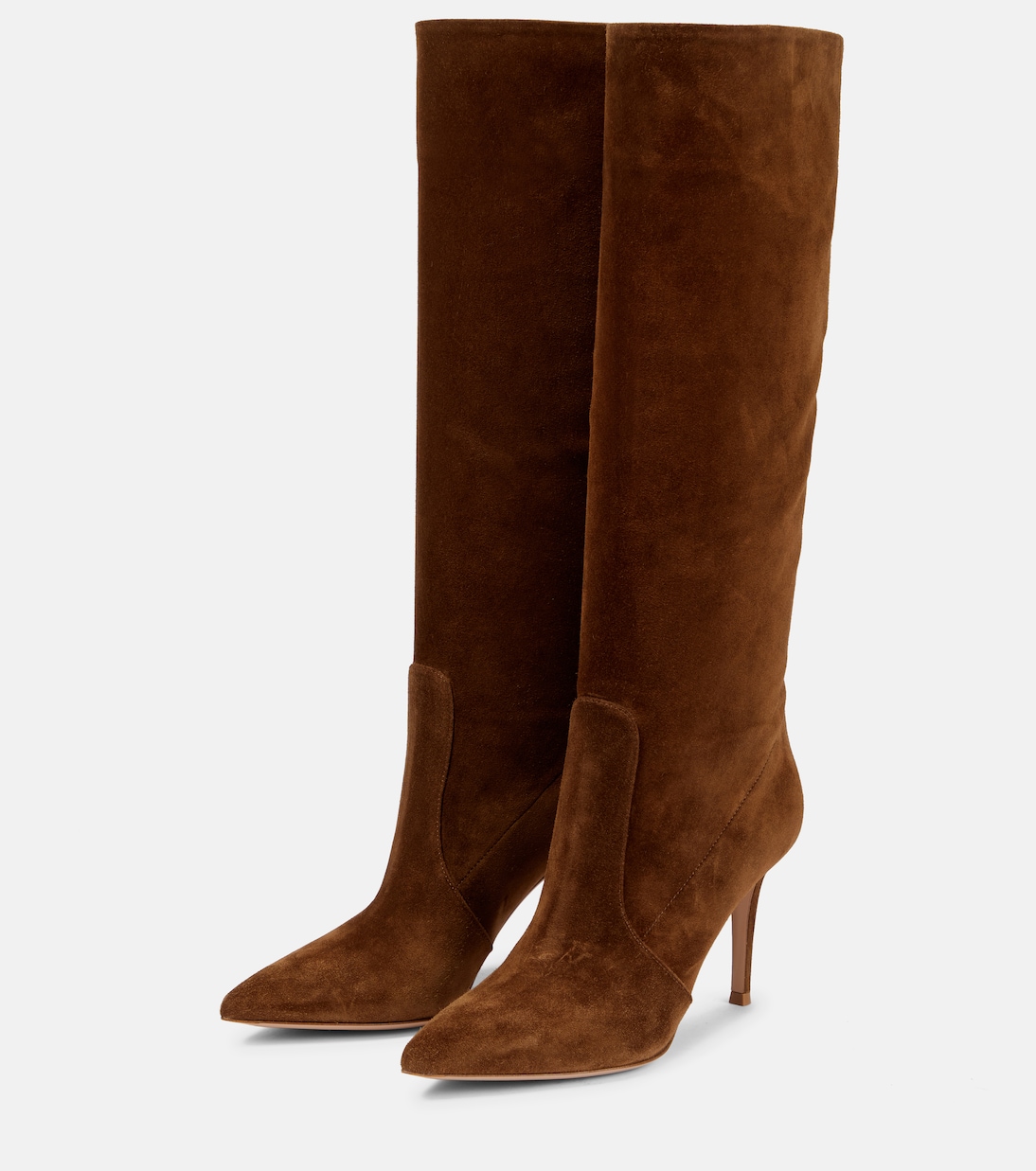 Hansen 85 suede knee-high boots | Gianvito Rossi