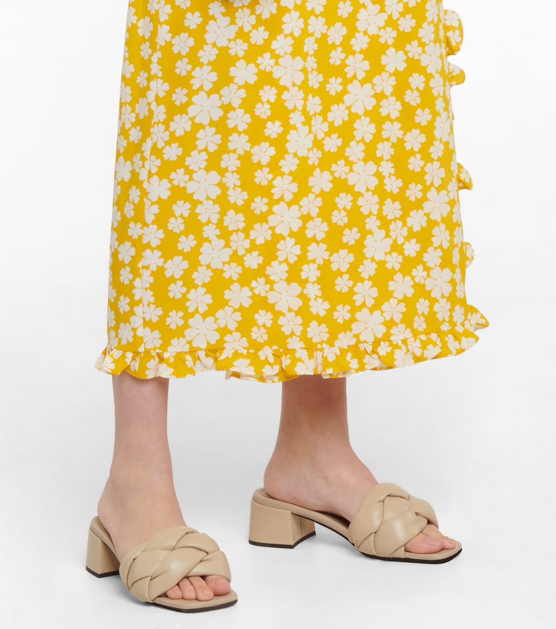 Mules en cuir | Miu Miu