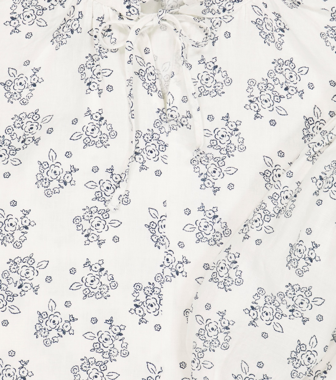 Bedruckte Bluse Olivia aus Leinen | The New Society