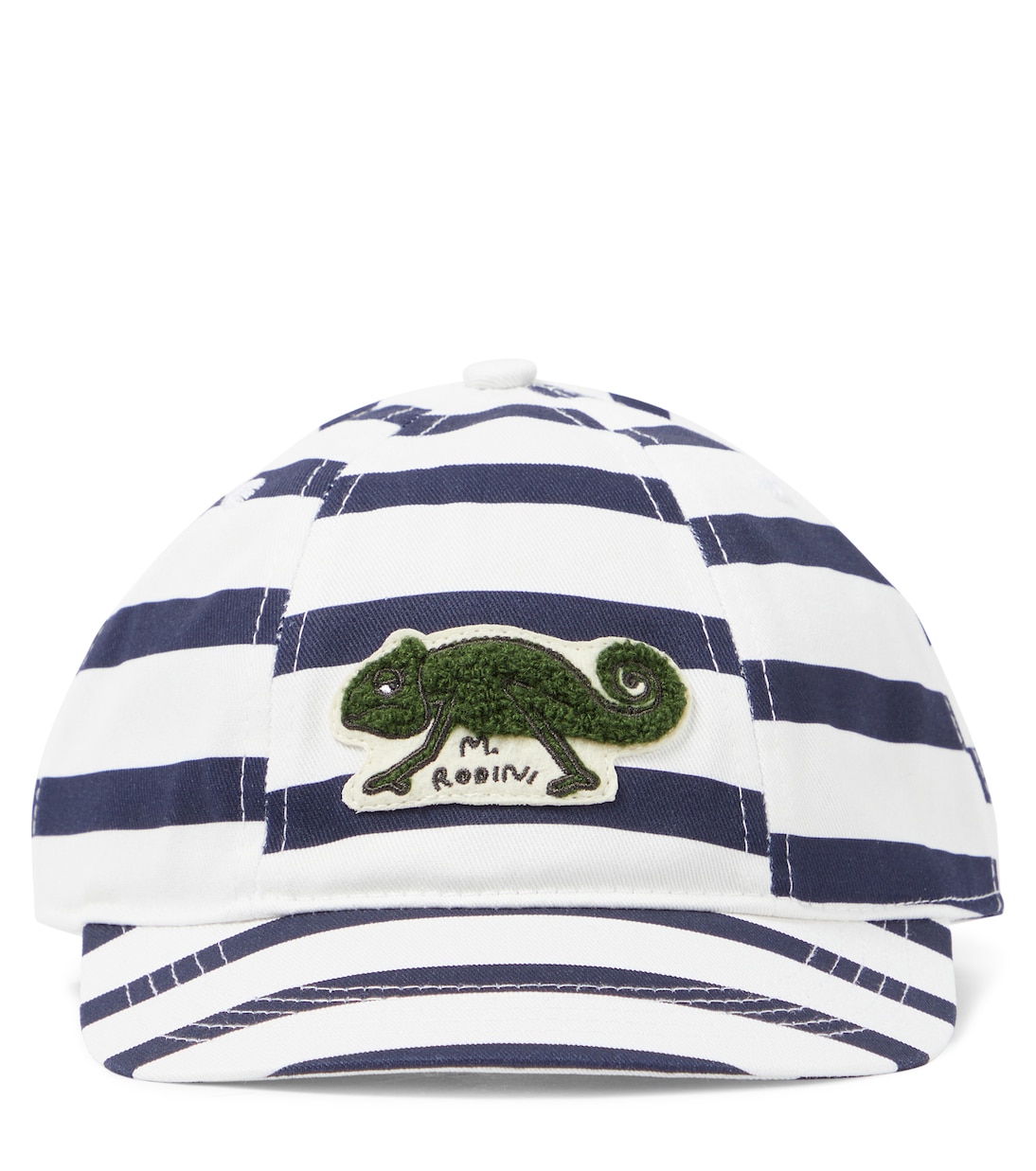 Cappello da baseball in cotone a righe | Mini Rodini