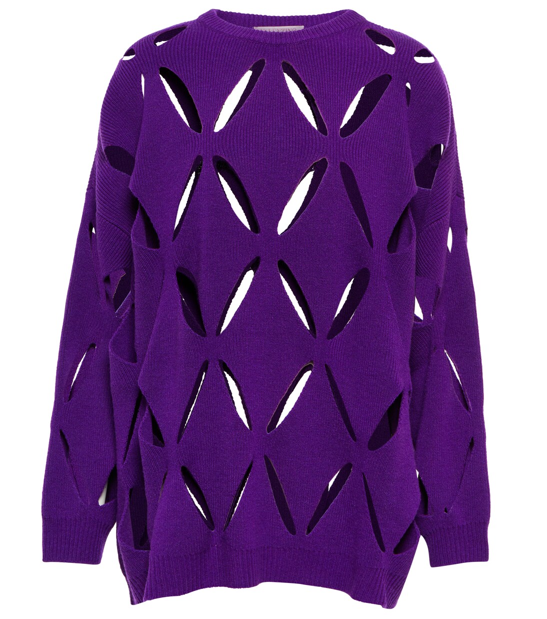 Pullover in lana vergine con cut-out | Valentino