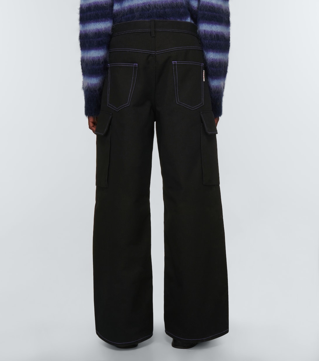 Pantalon cargo ample en coton | Marni