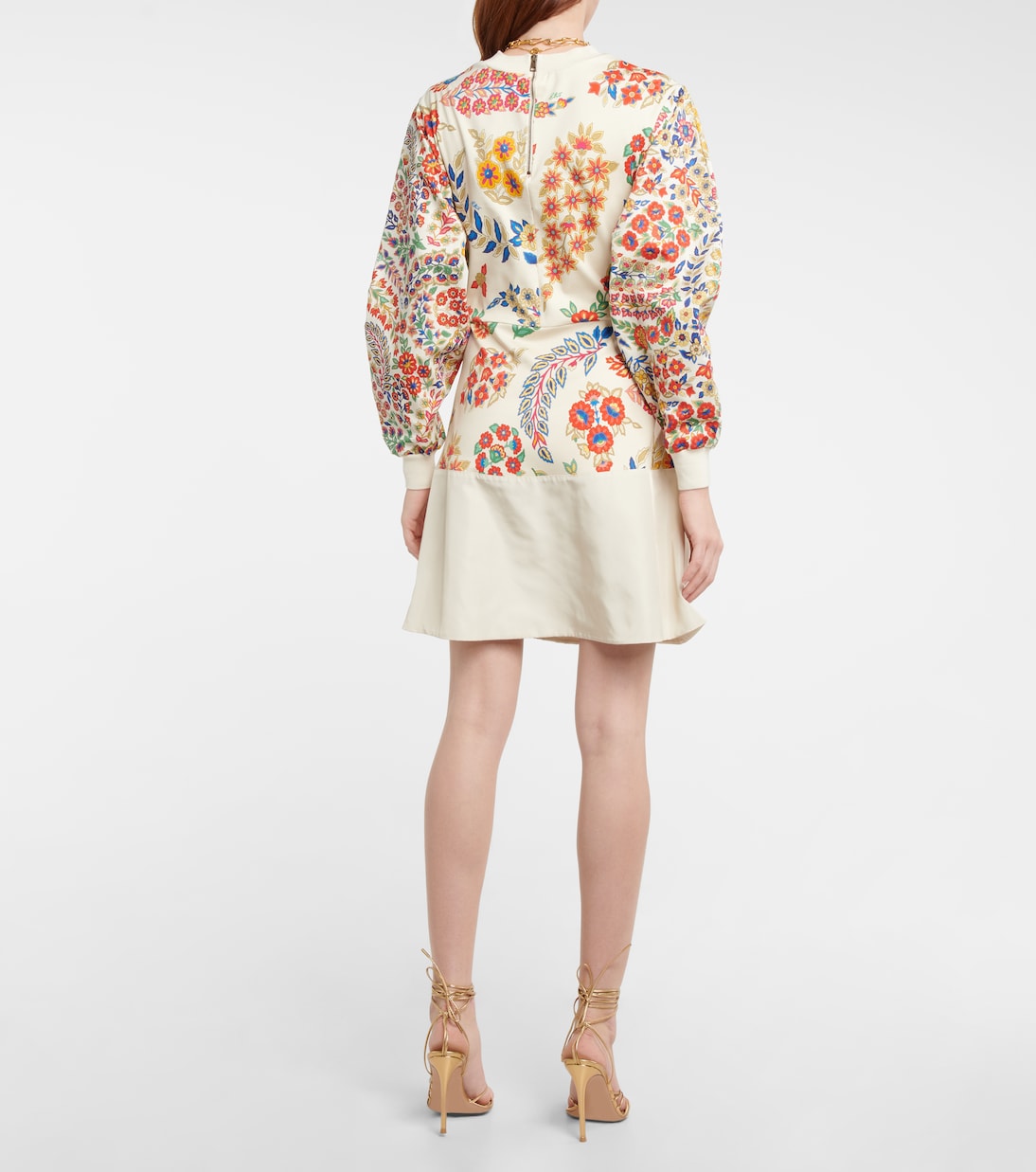 Paisley cotton jersey minidress | Etro