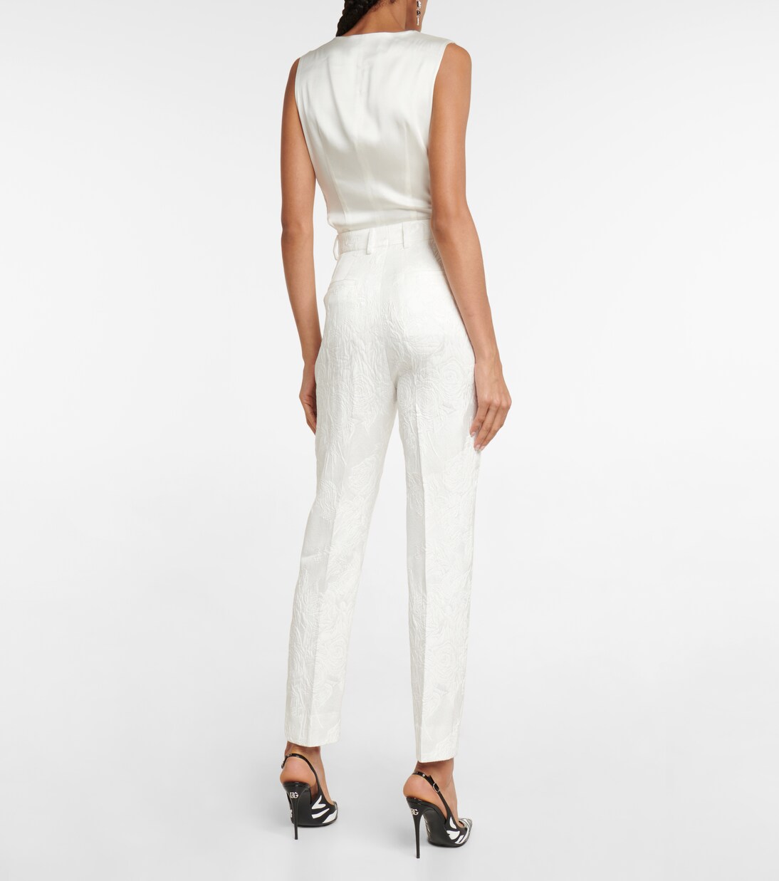 Bedruckte High-Rise-Hose | Dolce&Gabbana