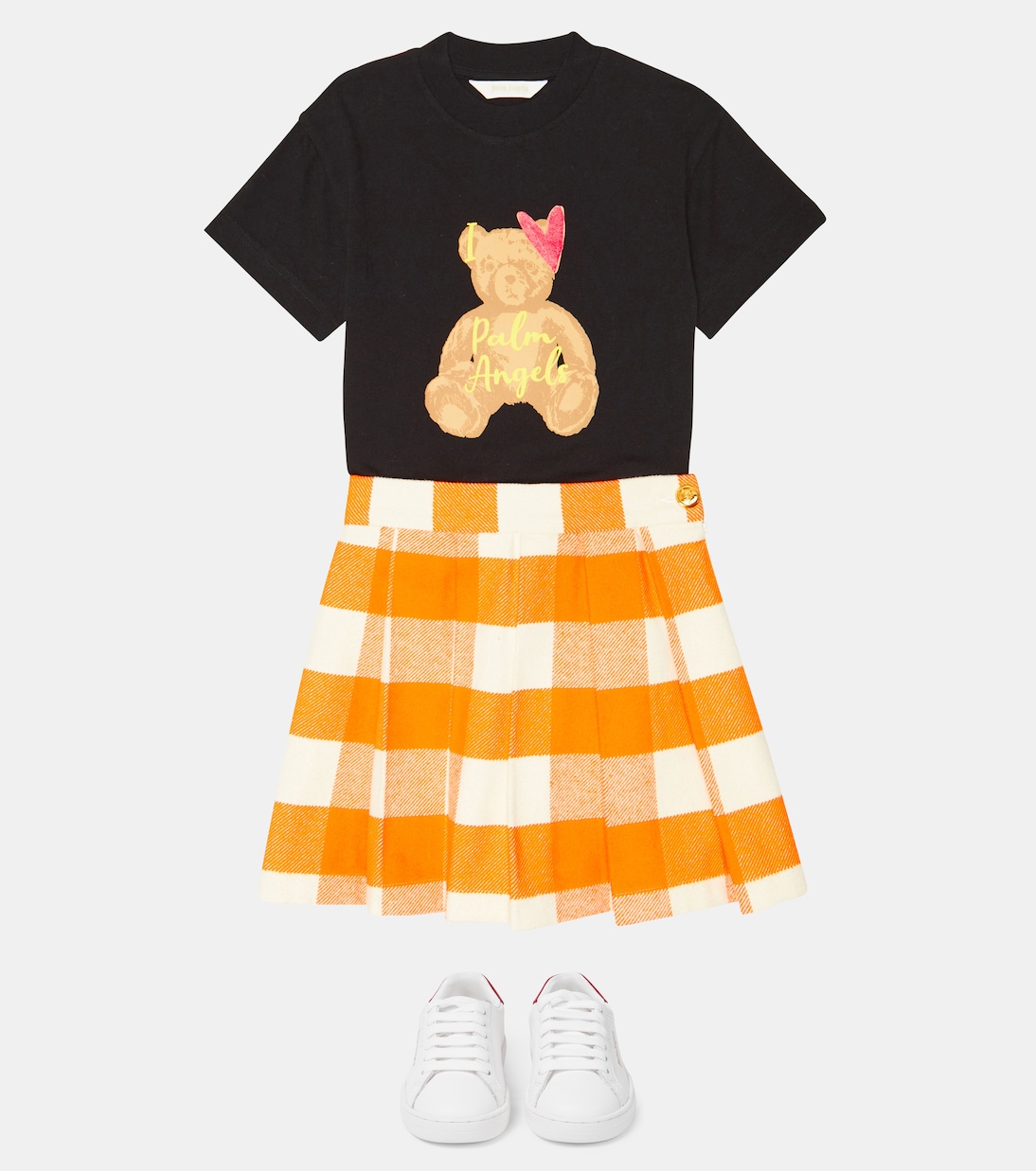 T-Shirt aus Baumwoll-Jersey | Palm Angels Kids