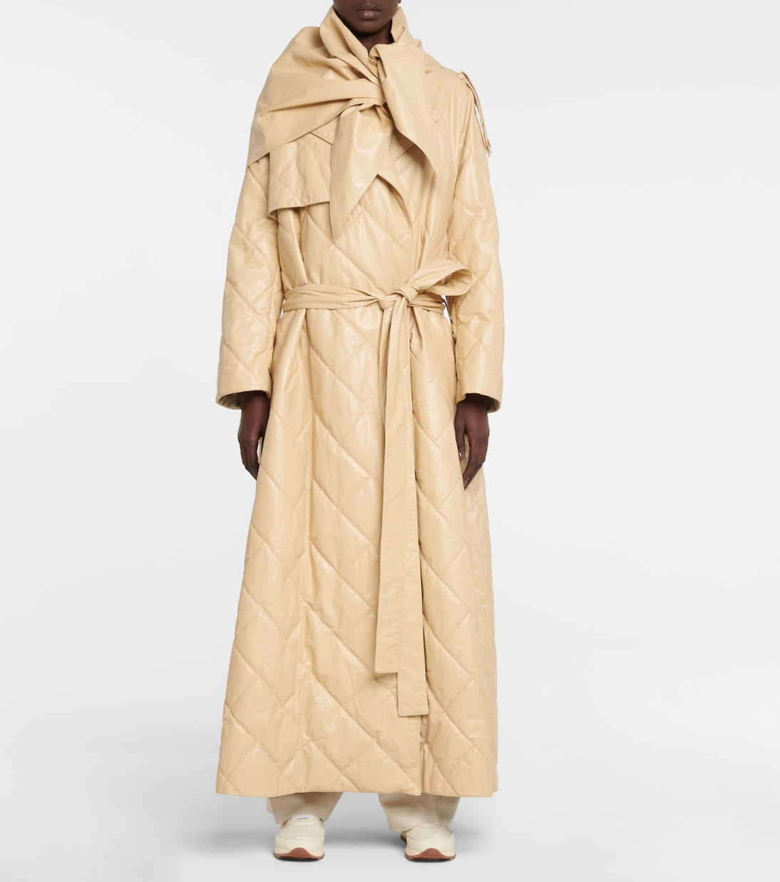 Trench Agathon in pelle matelassé | The Row