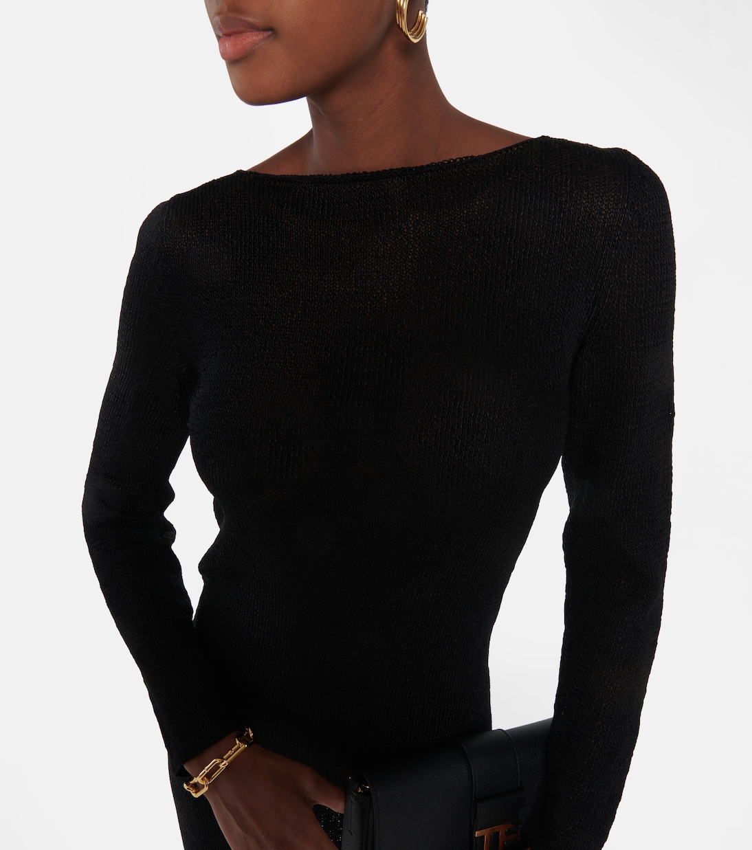 Open-back embellished maxi dress | Tom Ford