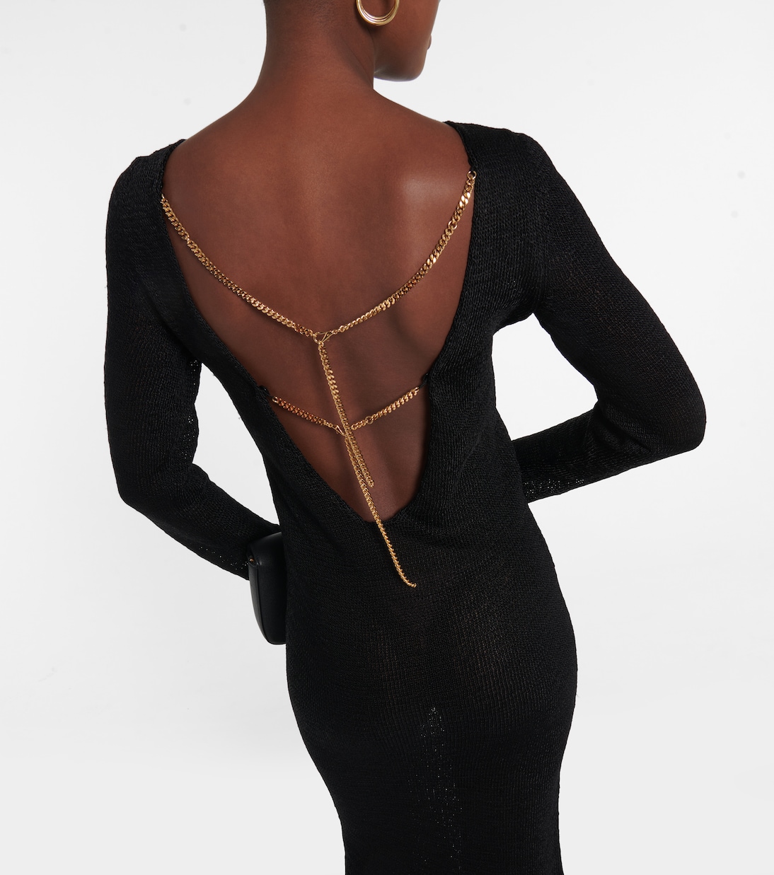 Open-back embellished maxi dress | Tom Ford